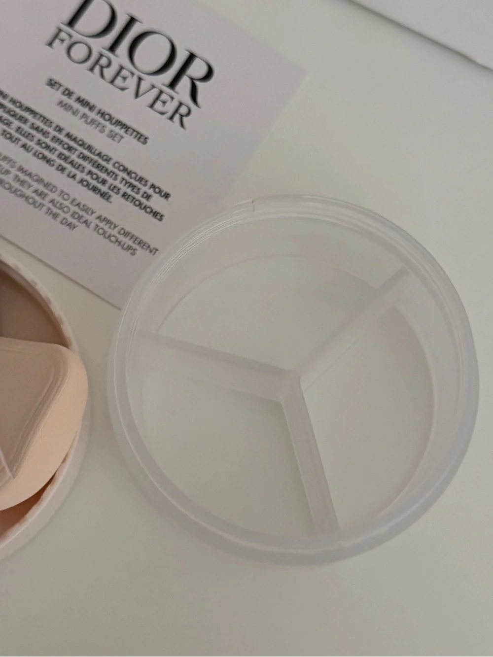 NEW Dior Beauty Forever Mini Puffs Set